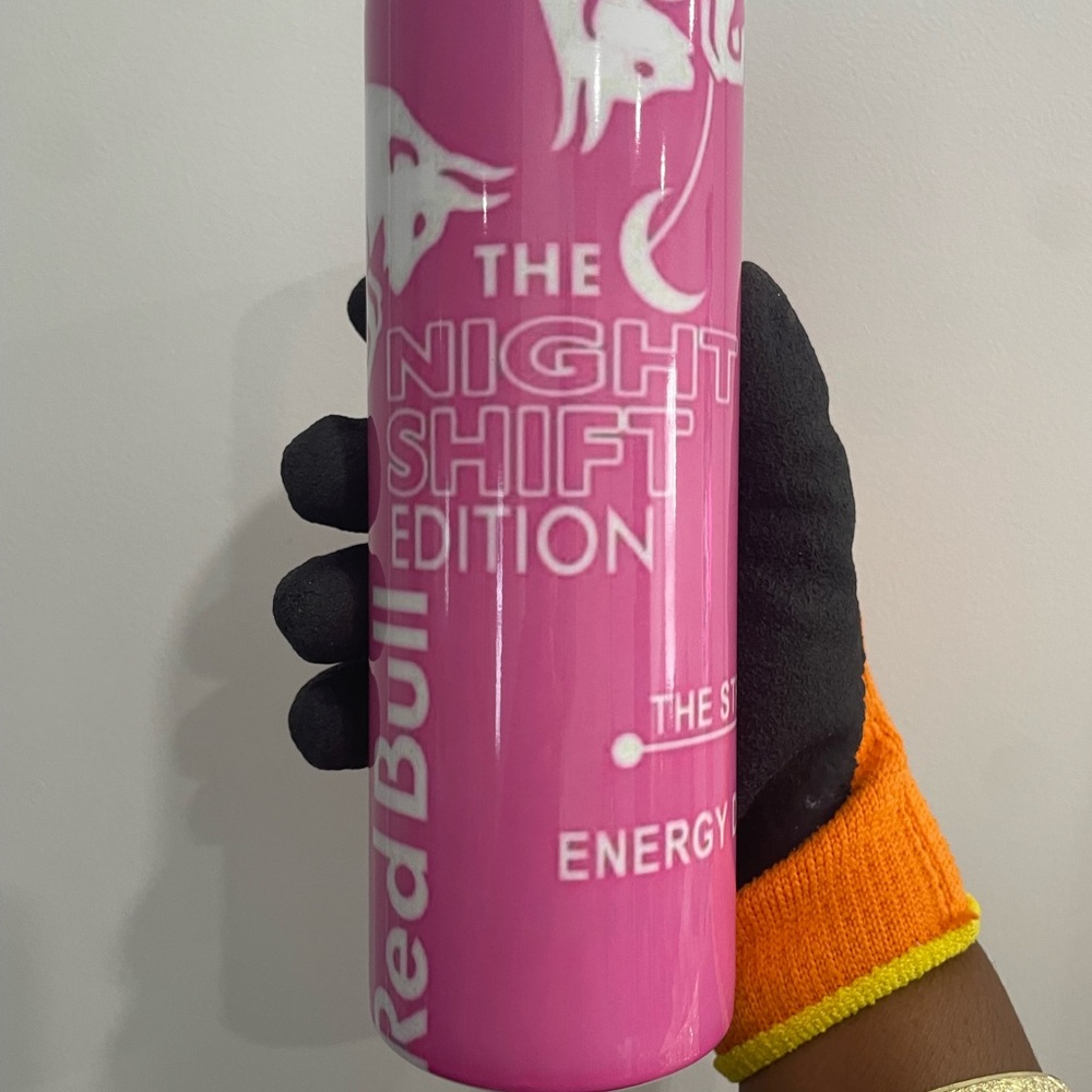 Pink Energy Drink Tumbler